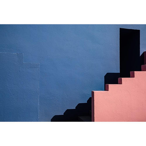 Muralla Roja #3 White Modern Wood Framed Art Print by Wride, Linda
