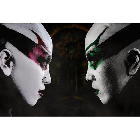 ASAJJ VENTRESS d Black Modern Wood Framed Art Print by Gumma, Srikanth