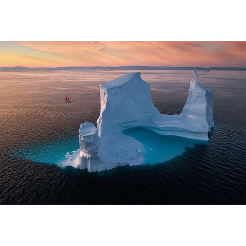 Ephemeral Giants White Modern Wood Framed Art Print by Macua, Gerald