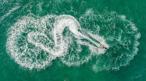 Swirling Black Ornate Wood Framed Art Print with Double Matting by Meirovich, Ido