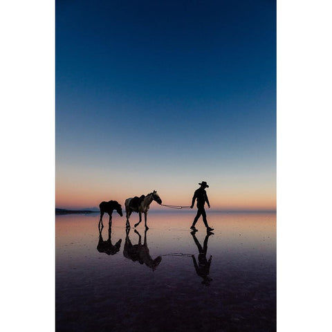 Untitled Black Modern Wood Framed Art Print with Double Matting by Emre Erol, M.