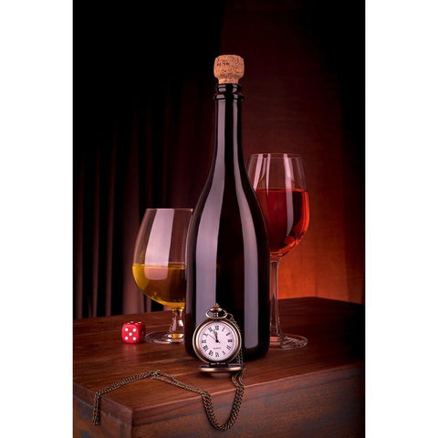 Still Life Art White Modern Wood Framed Art Print by Dhuper, Sumit