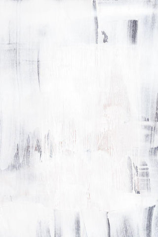 Acrylic Texture White Modern Wood Framed Art Print with Double Matting by Sawall, Anastasia