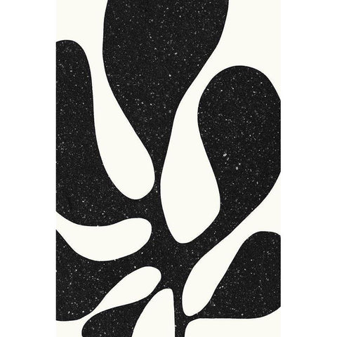 Crazy Plant No 2 Black Modern Wood Framed Art Print with Double Matting by Sawall, Anastasia