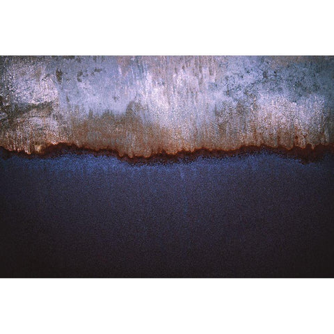 Rusty Metal Black Modern Wood Framed Art Print by Mossholder, Tim