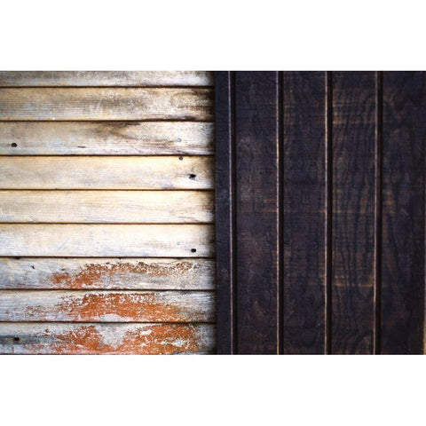 Wooden Black Modern Wood Framed Art Print by Mossholder, Tim