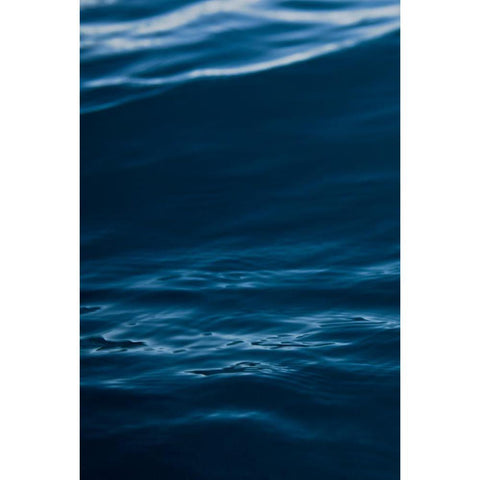 Watery Black Modern Wood Framed Art Print by Mossholder, Tim