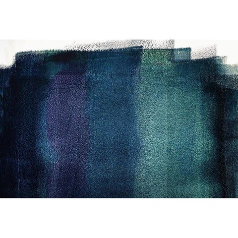 Painted Textures Black Modern Wood Framed Art Print by Mossholder, Tim