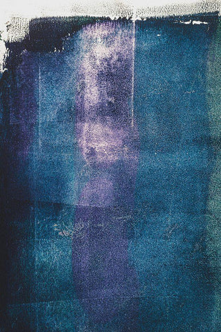 Painted Textures White Modern Wood Framed Art Print with Double Matting by Mossholder, Tim