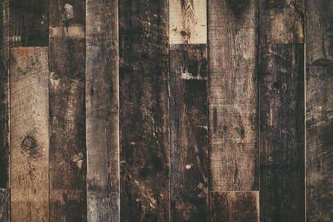Wood Texture White Modern Wood Framed Art Print with Double Matting by Mossholder, Tim