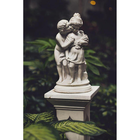 Lovers Embrace Gold Ornate Wood Framed Art Print with Double Matting by Mossholder, Tim