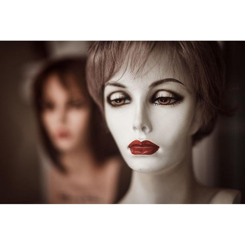 Beauty for Sale Black Modern Wood Framed Art Print with Double Matting by Mossholder, Tim