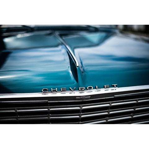 Chevy Black Modern Wood Framed Art Print with Double Matting by Mossholder, Tim