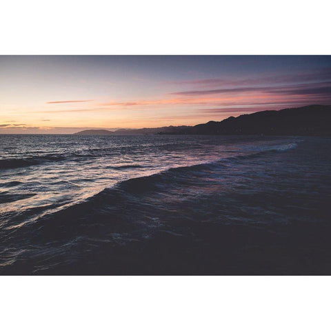California Coast White Modern Wood Framed Art Print by Mossholder, Tim