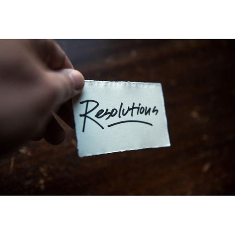 Resolutions Black Modern Wood Framed Art Print by Mossholder, Tim