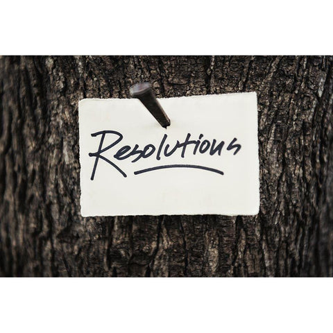 Resolutions Black Modern Wood Framed Art Print with Double Matting by Mossholder, Tim