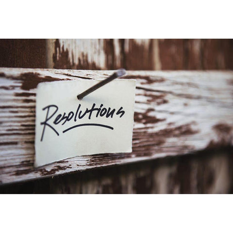 Resolutions Gold Ornate Wood Framed Art Print with Double Matting by Mossholder, Tim