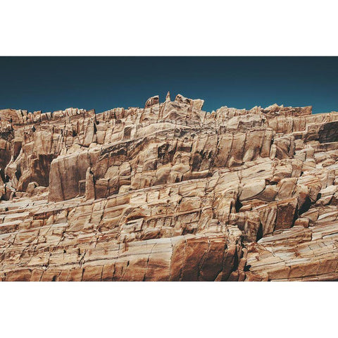 Rock Formations Black Modern Wood Framed Art Print by Mossholder, Tim