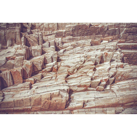 Rock Formations Black Modern Wood Framed Art Print with Double Matting by Mossholder, Tim