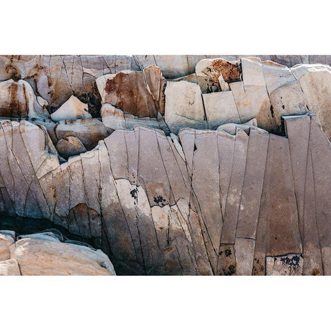 Rock Formations Gold Ornate Wood Framed Art Print with Double Matting by Mossholder, Tim