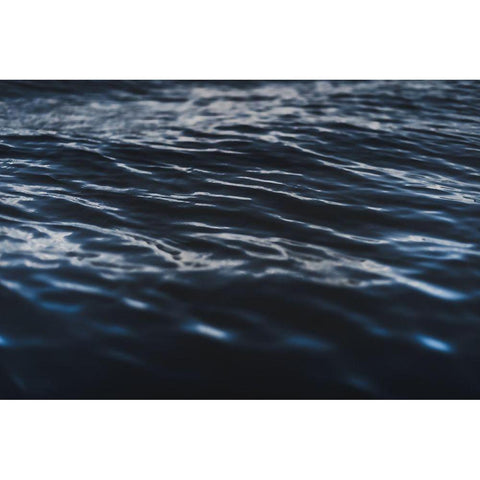 Water Textures Black Modern Wood Framed Art Print by Mossholder, Tim