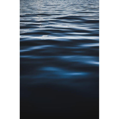 Water Textures White Modern Wood Framed Art Print by Mossholder, Tim
