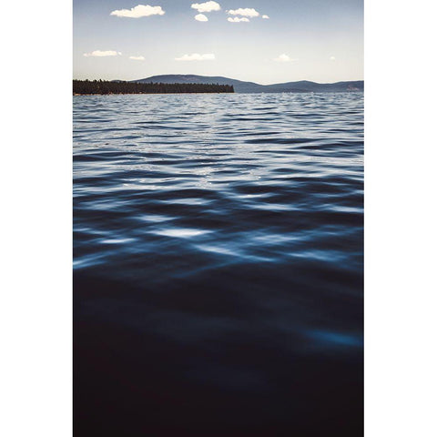 Water Textures Black Modern Wood Framed Art Print with Double Matting by Mossholder, Tim