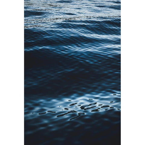 Water Textures Gold Ornate Wood Framed Art Print with Double Matting by Mossholder, Tim