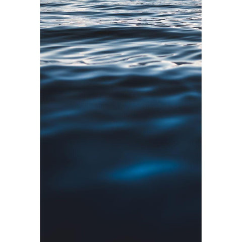 Water Textures Black Modern Wood Framed Art Print by Mossholder, Tim