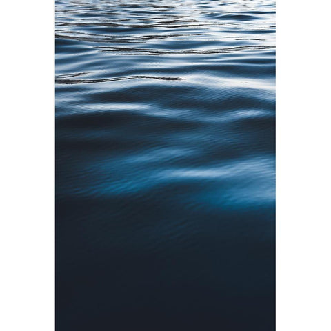 Water Textures Black Modern Wood Framed Art Print by Mossholder, Tim
