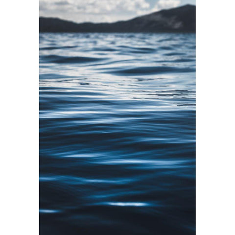 Water Textures Black Modern Wood Framed Art Print by Mossholder, Tim