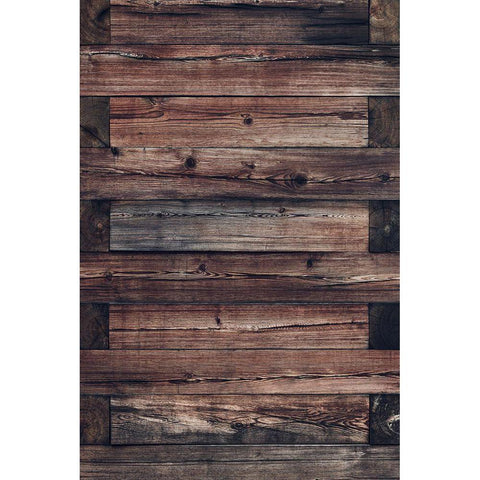 Wood Wall Black Modern Wood Framed Art Print by Mossholder, Tim