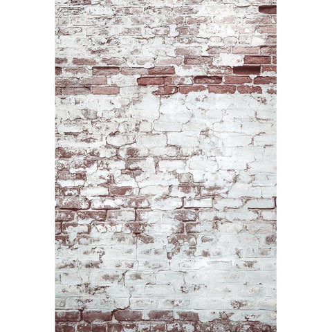 Light Brick Wall Black Modern Wood Framed Art Print by Mossholder, Tim