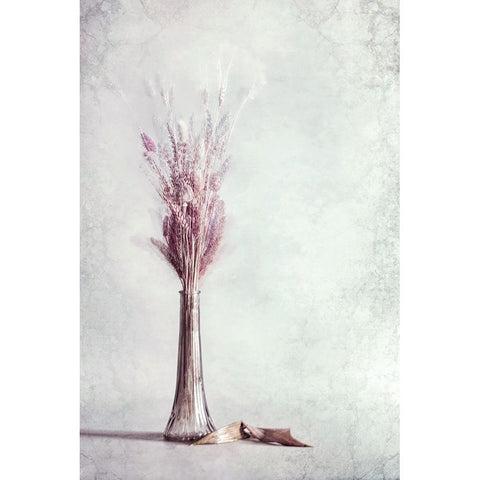 Bedazzled Black Modern Wood Framed Art Print by Kiral, Cicek