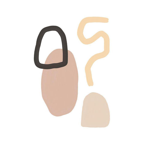 Here to Explore White Modern Wood Framed Art Print by Sawall, Anastasia