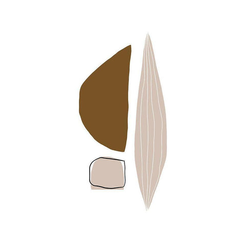 Imperfections Black Modern Wood Framed Art Print with Double Matting by Sawall, Anastasia