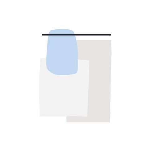 Life in Layers Black Modern Wood Framed Art Print by Sawall, Anastasia