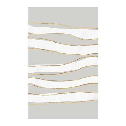 Lines Black Modern Wood Framed Art Print by Sawall, Anastasia