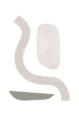 Shapes in Harmony Black Ornate Wood Framed Art Print with Double Matting by Sawall, Anastasia