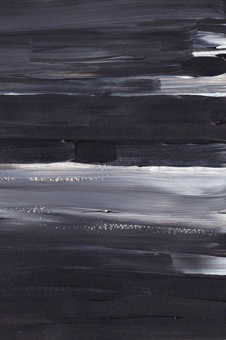 Shades of Blue Black Ornate Wood Framed Art Print with Double Matting by Sawall, Anastasia