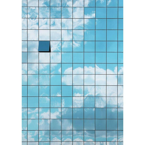 Reflections White Modern Wood Framed Art Print by Cederberg, Marcus