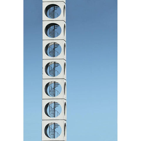 Tower of power Black Modern Wood Framed Art Print by Cederberg, Marcus