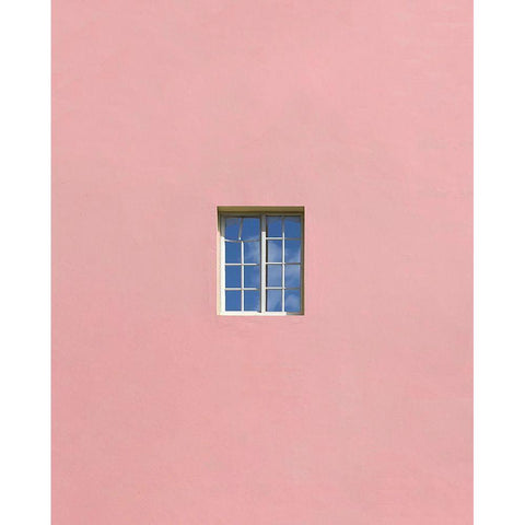 Sky window Black Modern Wood Framed Art Print with Double Matting by Cederberg, Marcus