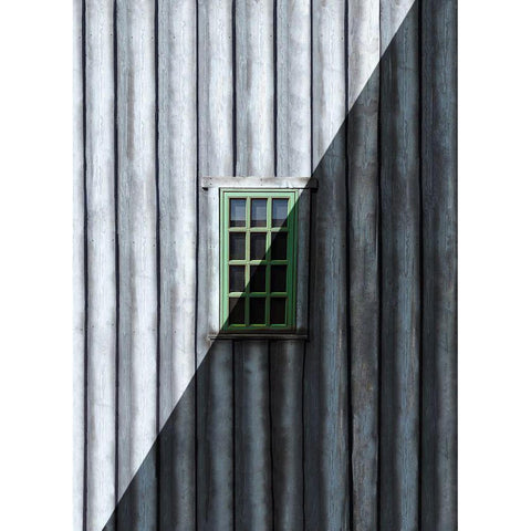 Shabby chick Black Modern Wood Framed Art Print with Double Matting by Cederberg, Marcus