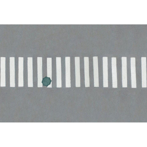 Crossing Black Modern Wood Framed Art Print with Double Matting by Cederberg, Marcus