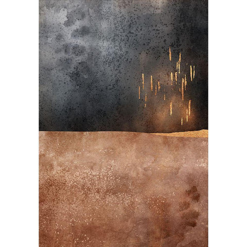 Autumn Rain Black Modern Wood Framed Art Print by Fredriksson, Elisabeth