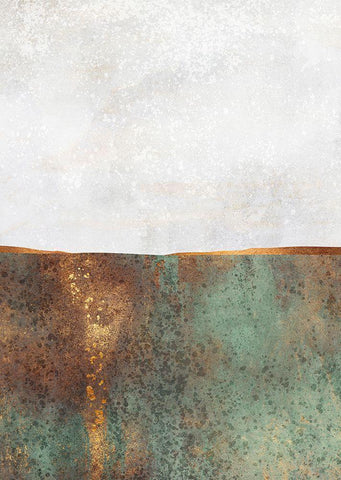 First Snow Black Ornate Wood Framed Art Print with Double Matting by Fredriksson, Elisabeth