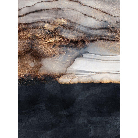 Incoming Storm Gold Ornate Wood Framed Art Print with Double Matting by Fredriksson, Elisabeth