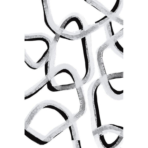 Make you stay White Modern Wood Framed Art Print by Sawall, Anastasia