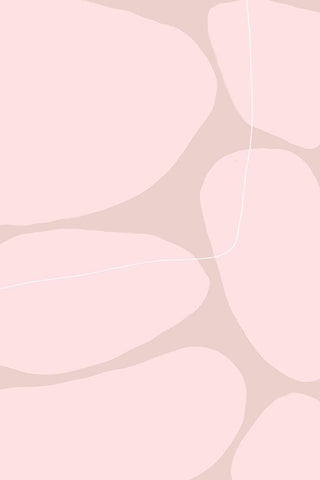 Rose Stones White Modern Wood Framed Art Print with Double Matting by Sawall, Anastasia